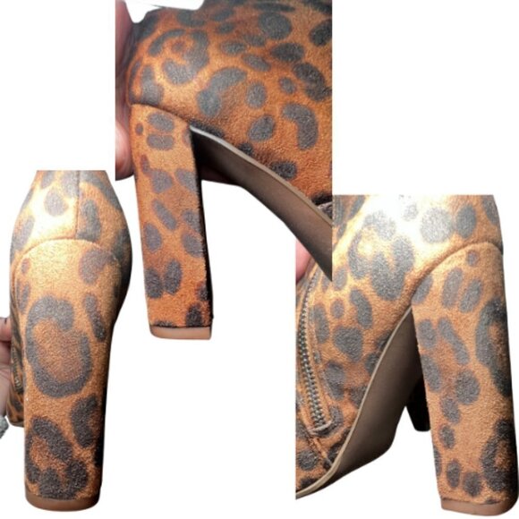 STEVE MADDEN Leopard Editor Ankle Boot Size 6.5 - Picture 10 of 12